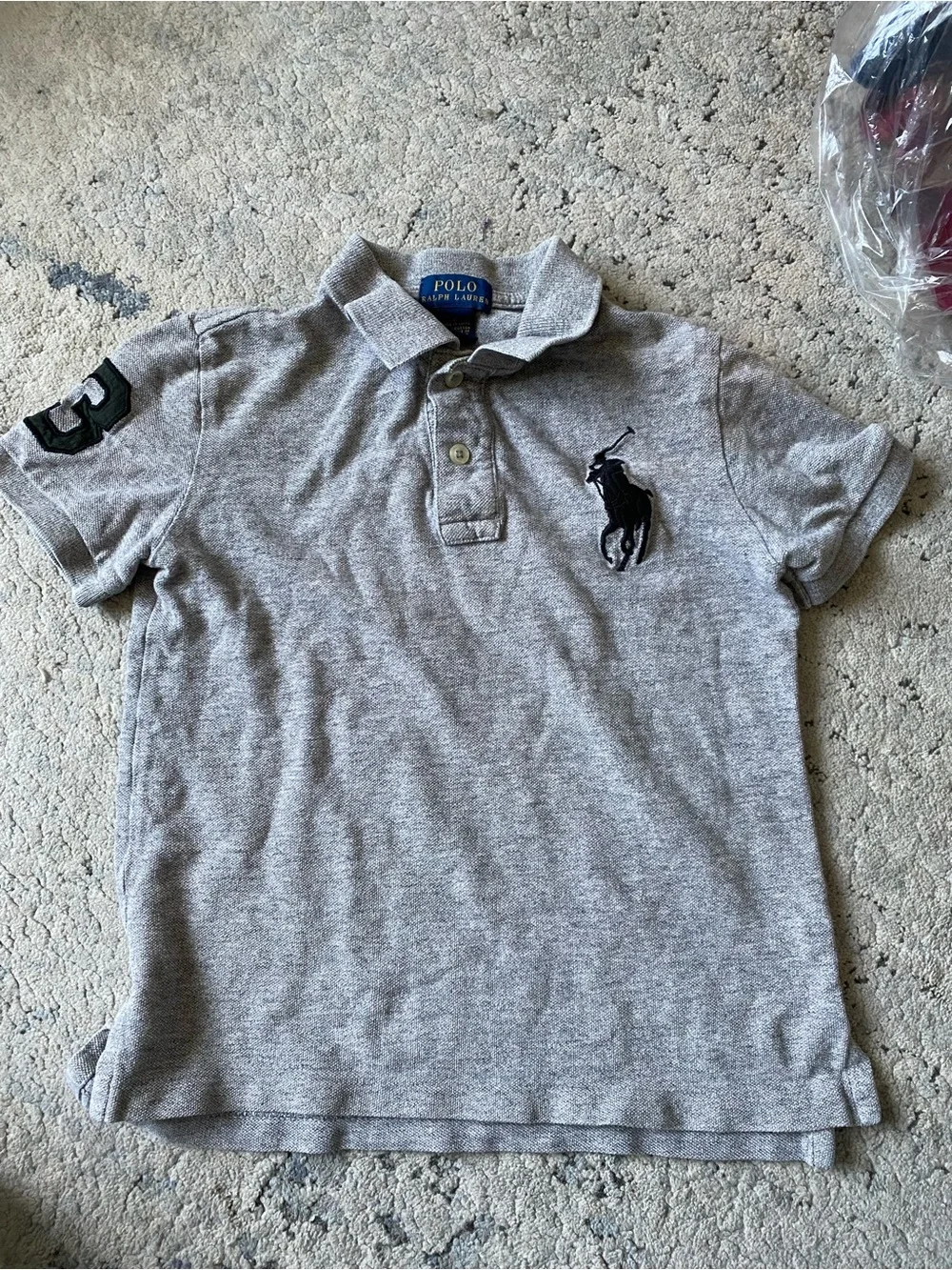 Polo by Ralph Lauren Light Gray Polo Sz 6